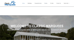 Desktop Screenshot of classic-marquees.ie